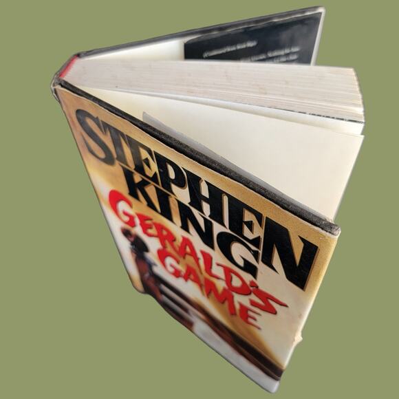 First Edition 1992 Stephen King's "Gerald's Game" Hardcover Novel - Picture 2 of 5